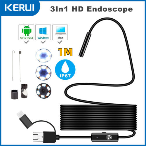 3in1 borescope endoscope 6led - 3in1,