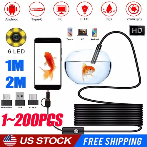 6led usb snake endoscopio - snake,