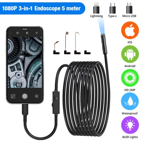 8led waterproof endoscope - 8led,