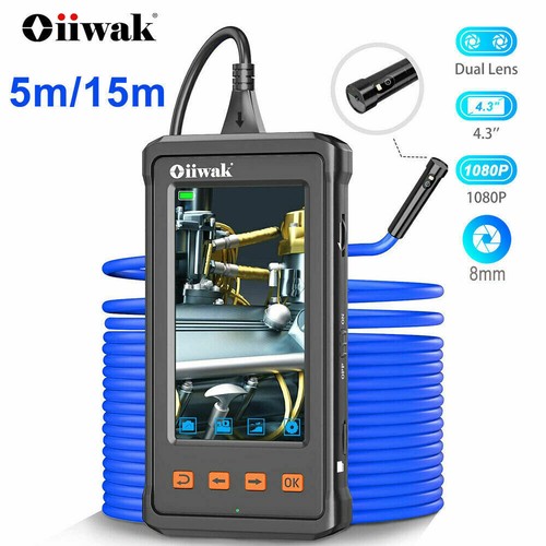8mm dual lens endoscope sewer - 8mm,