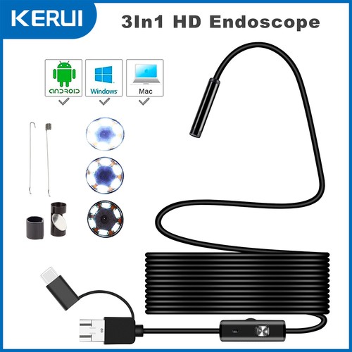Snake inspection camera - 3-in-1,