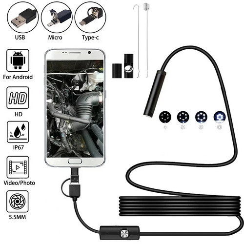 Usb type endoscope borescope - type-c,