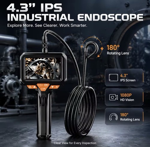 Two way articulating borescope - articulating,