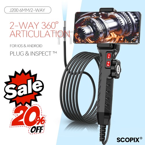 Endoscope dual rotation - dual-rotation, 360°