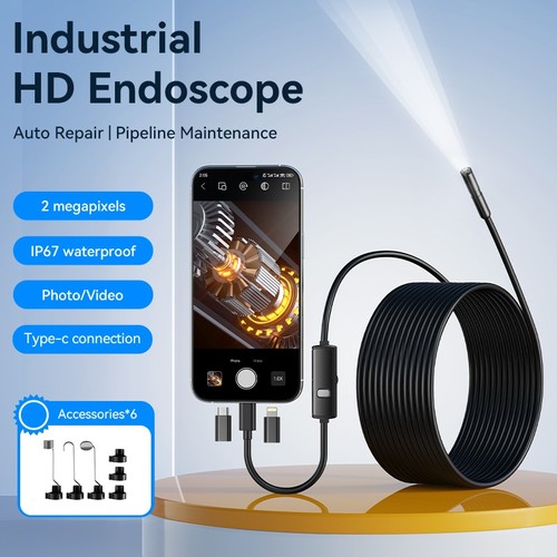 Borescope camera with light - borescope,